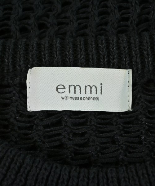 emmi（エミ）ニット・セーター 黒 サイズ:F レディース/2200687061051
