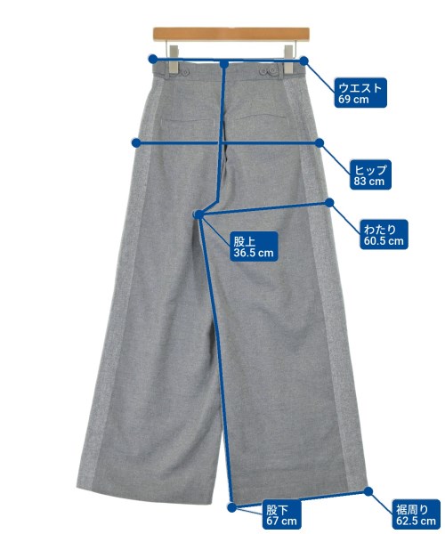 FORMO（フォルモ）スラックス グレー サイズ:2(M位) レディース/2200674714403