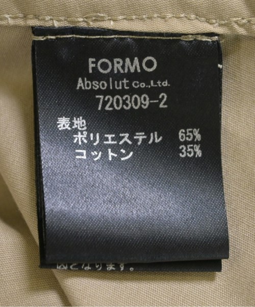FORMO（フォルモ）シャツワンピース ベージュ サイズ:-(M位) レディース/2200705610032