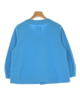 KENLAND LINEN（ケンランドリネン）ノーカラージャケット 青 サイズ:S/M レディース/2200699671026