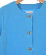 KENLAND LINEN（ケンランドリネン）ノーカラージャケット 青 サイズ:S/M レディース/2200699671026