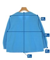 KENLAND LINEN（ケンランドリネン）ノーカラージャケット 青 サイズ:S/M レディース/2200699671026