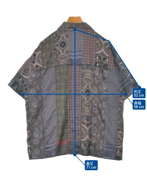 KOOI（コーイ）カジュアルシャツ カーキ サイズ:L メンズ/2200618034109