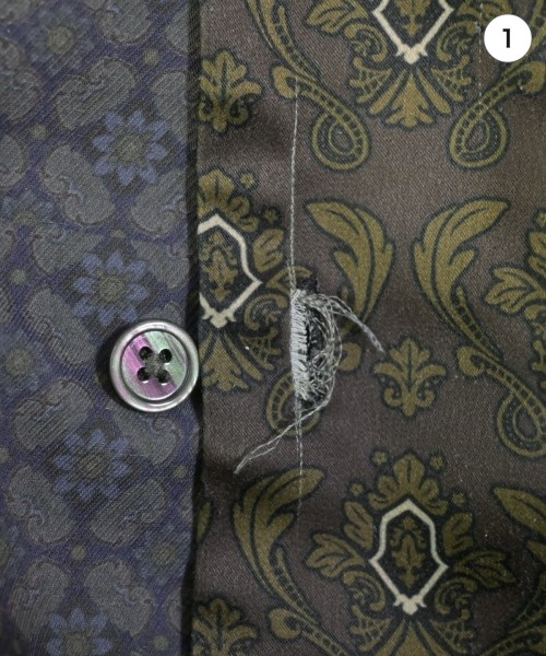 KOOI（コーイ）カジュアルシャツ カーキ サイズ:L メンズ/2200618034109