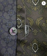 KOOI（コーイ）カジュアルシャツ カーキ サイズ:L メンズ/2200618034109