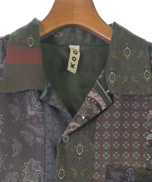 KOOI（コーイ）カジュアルシャツ 茶 サイズ:L メンズ/2200679878049