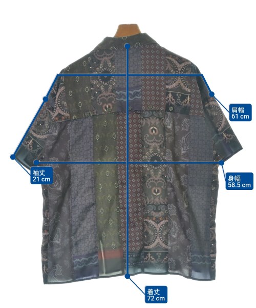 KOOI（コーイ）カジュアルシャツ 茶 サイズ:L メンズ/2200679878049