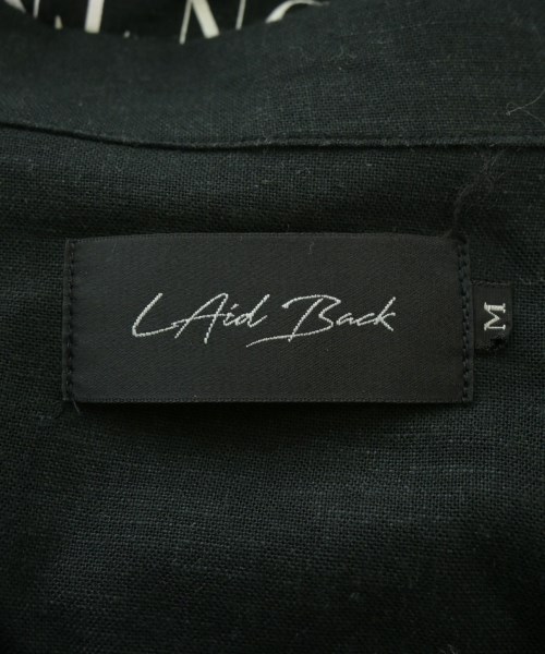Laid back（レイドバック）カジュアルシャツ 黒 サイズ:M メンズ/2200617669180