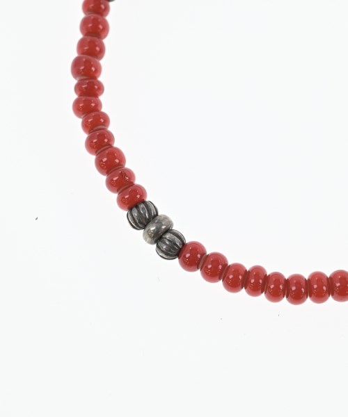 LARRY SMITH（ラリースミス）ネックレス 赤 サイズ:- メンズ/2200624037071