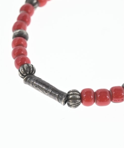 LARRY SMITH（ラリースミス）ブレスレット・バングル 赤 サイズ:- メンズ/2200624037088