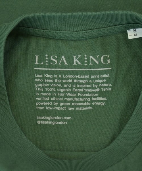 LISA KING（リサキング）Tシャツ・カットソー 緑 サイズ:S レディース/2200709200123