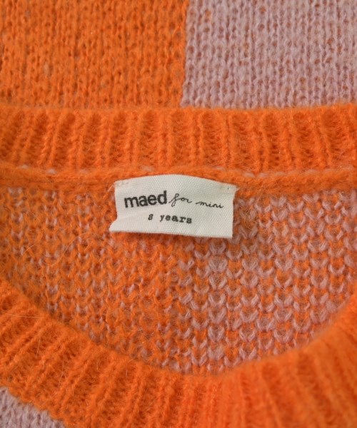 maed for mini（メイドフォーミニ）ニット オレンジ サイズ:120(7T-8T) キッズ/2200640715861