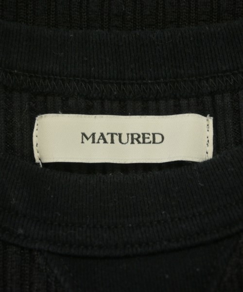 MATURED（マチュアード）Tシャツ・カットソー 黒 サイズ:F レディース/2200634020070