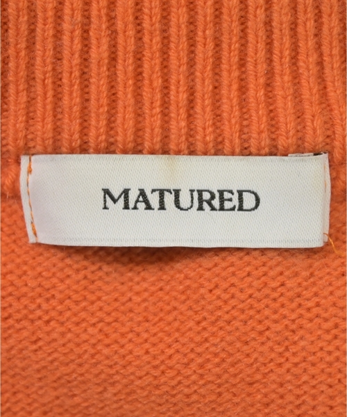 MATURED（マチュアード）ニット・セーター オレンジ サイズ:F レディース/2200601059577