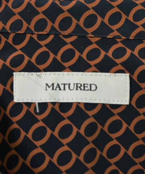 MATURED（マチュアード）カジュアルシャツ 黒 サイズ:F レディース/2200722783085