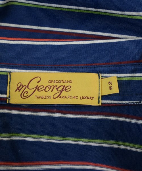 Mc george of scotland（マックジョージオブスコットランド）ポロシャツ 青 サイズ:52(XXL位) メンズ/2200716004028