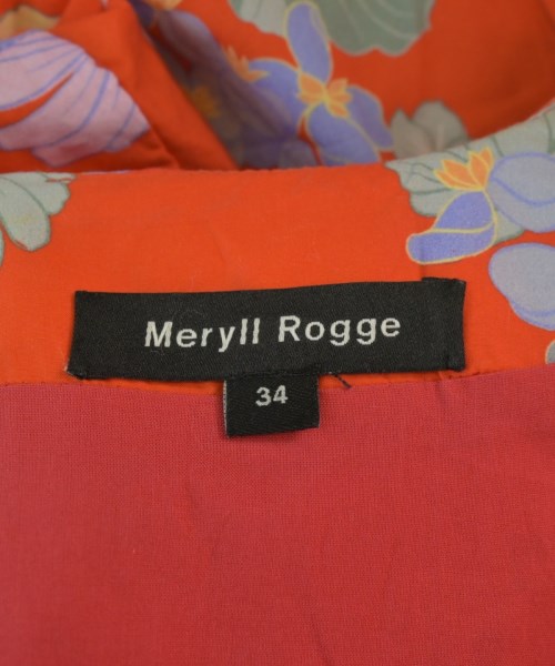 Meryll Rogge（メリルロッゲ）ワンピース 赤 サイズ:34(XXS位) レディース/2200661571040