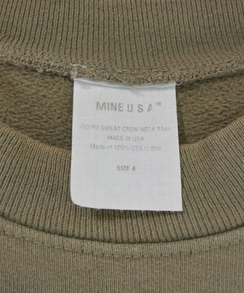 MINE（マイン）スウェット カーキ サイズ:4(XL位) メンズ/2200678828168