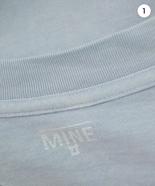 MINE（マイン）Tシャツ・カットソー 青 サイズ:4(XL位) メンズ/2200703280053