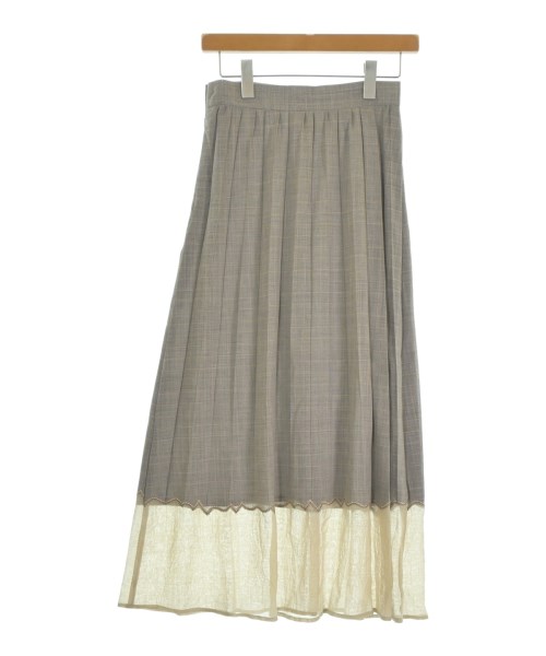 Nazareno Gabrielli（ナザレノガブリエ）ロング・マキシ丈スカート グレー サイズ:40(M位) レディース/2200612535022