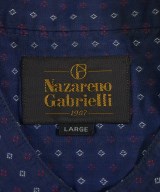 Nazareno Gabrielli（ナザレノガブリエ）カジュアルシャツ 紺 サイズ:L メンズ/2200725772048