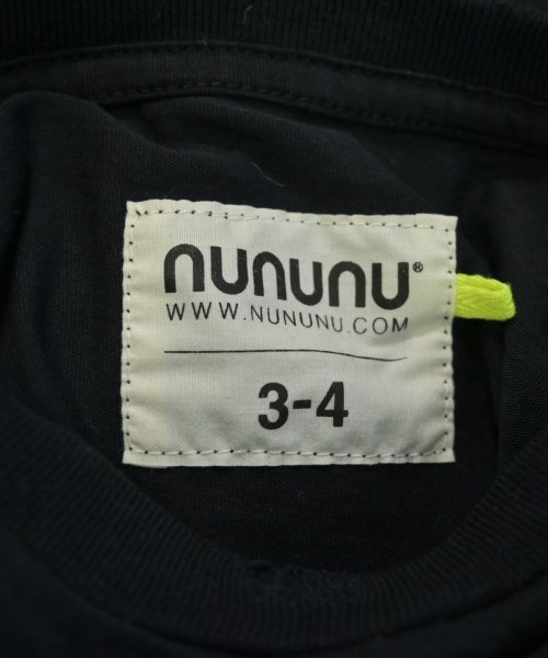 nununu（ヌヌヌ）Tシャツ・カットソー 黒 サイズ:100(3T-4T) キッズ/2200610424212