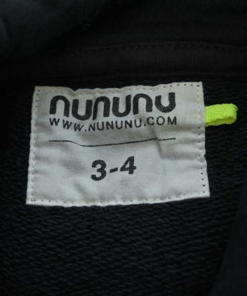 nununu（ヌヌヌ）パーカー 黒 サイズ:100(3T-4T) キッズ/2200610424328