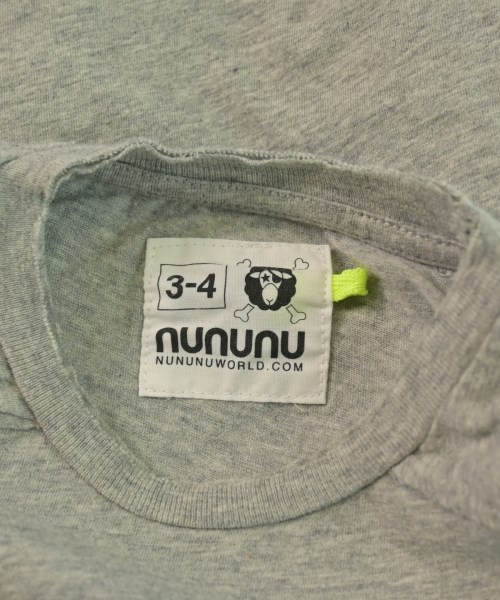 nununu（ヌヌヌ）Tシャツ・カットソー グレー サイズ:100(3T-4T) キッズ/2200610424335