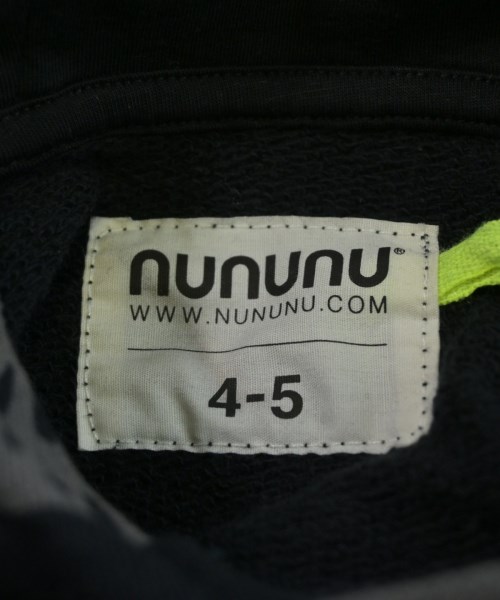 nununu（ヌヌヌ）パーカー 黒 サイズ:110(5T-6T) キッズ/2200610424380