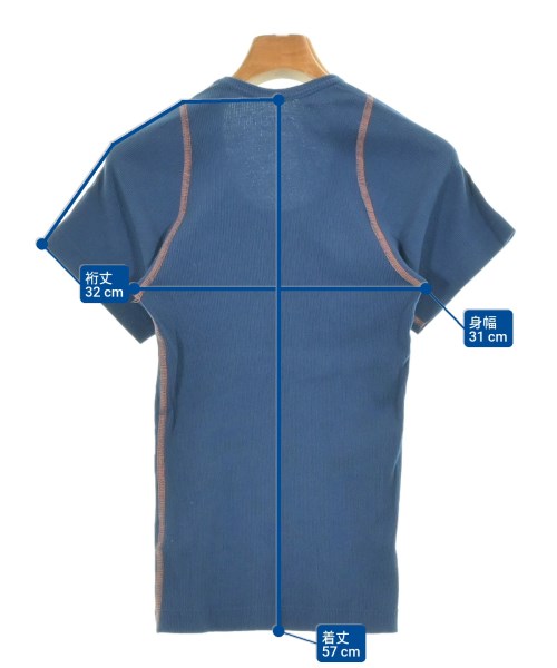 OVERNEATH（オーバーニース）Tシャツ・カットソー 青 サイズ:S レディース/2200640711054