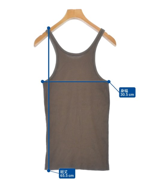 OVERNEATH（オーバーニース）キャミソール 茶 サイズ:M レディース/2200619402099