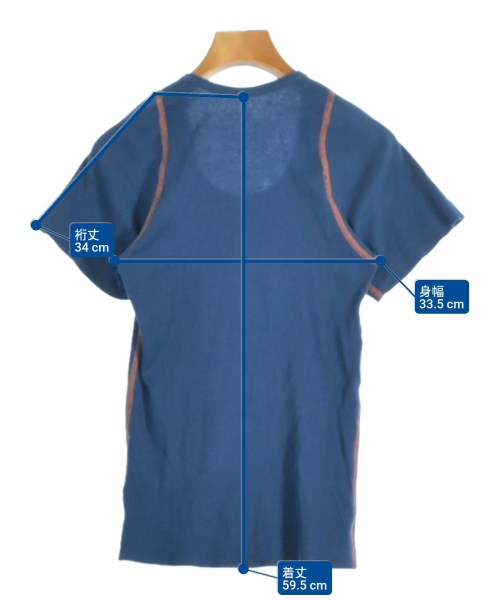 OVERNEATH（オーバーニース）Tシャツ・カットソー 青 サイズ:S レディース/2200675319041