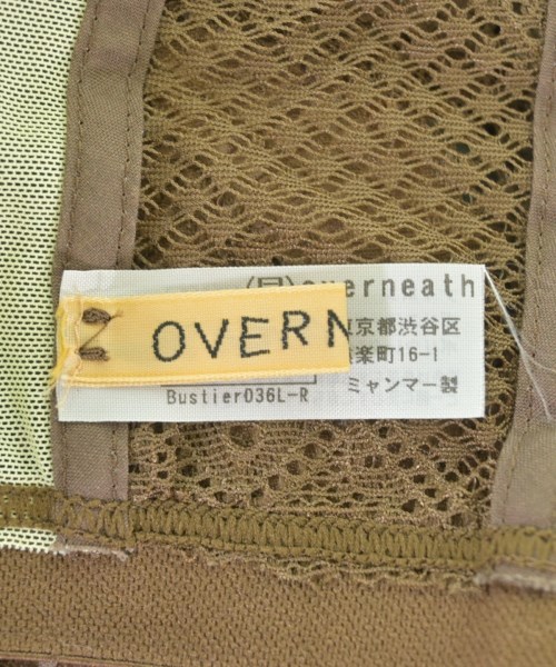 OVERNEATH（オーバーニース）キャミソール 茶 サイズ:ML レディース/2200710275028
