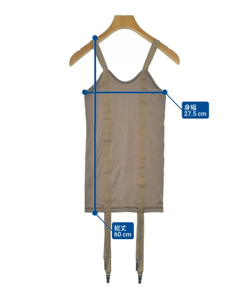 OVERNEATH（オーバーニース）タンクトップ 茶 サイズ:M レディース/2200665997013