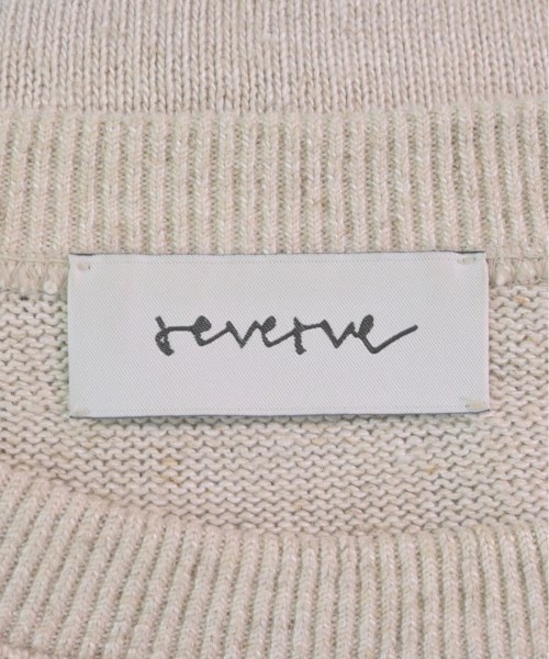 reverve（リバーブ）ニット・セーター ベージュ サイズ:F メンズ/2200466985127