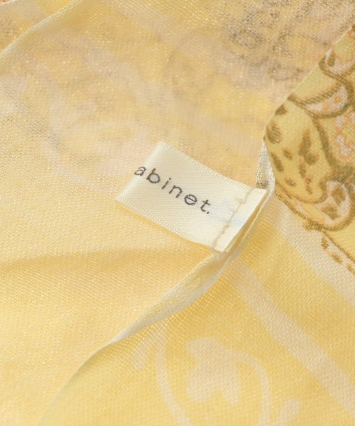 Robe Cabinet（ローブキャビネット）ストール 黄 サイズ:- レディース/2200664124076