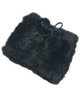 StretchFur（ストレッチファー）マフラー 黒 サイズ:- レディース/2200659468086