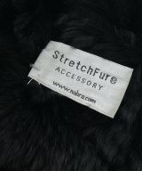 StretchFur（ストレッチファー）マフラー 黒 サイズ:- レディース/2200659468086