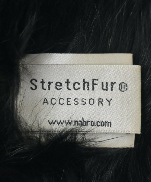 StretchFur（ストレッチファー）マフラー 黒 サイズ:F レディース/2200661086070