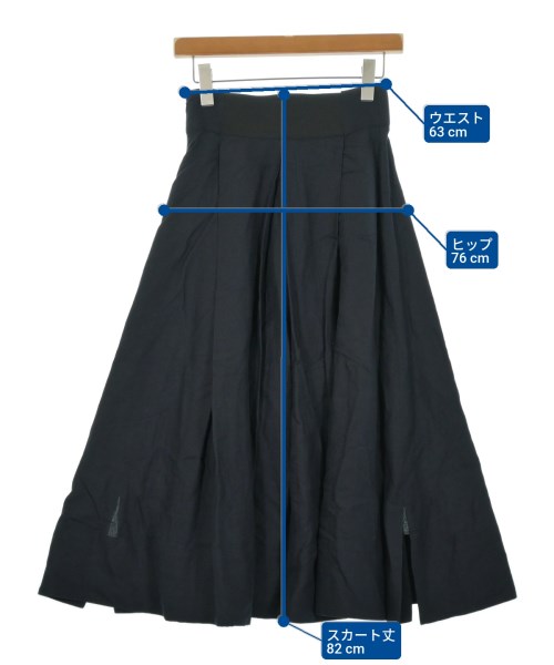 SYSORUS（シソラス）ロング・マキシ丈スカート 紺 サイズ:36(S位) レディース/2200635291028