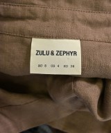 ZULU&ZEPHYR（ズールーアンドゼファー）カジュアルシャツ 茶 サイズ:36(S位) レディース/2200694630134