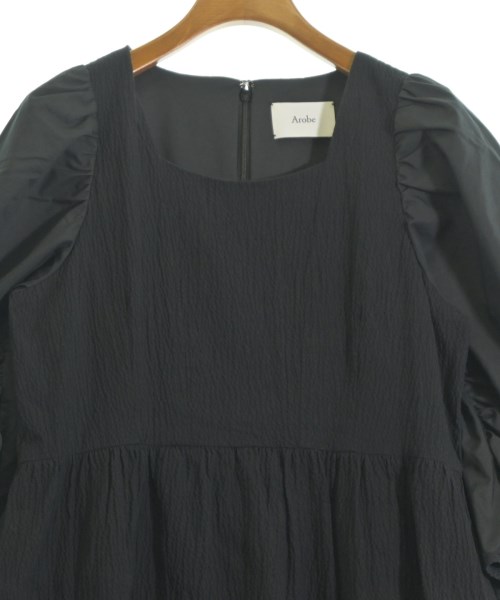 Arobe（アローブ）ワンピース 黒 サイズ:-(L位) レディース/2200634141041