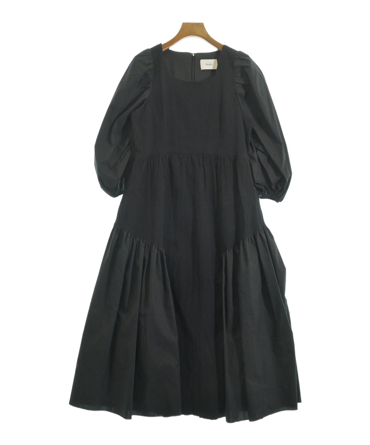 Arobe（アローブ）ワンピース 黒 サイズ:-(L位) レディース