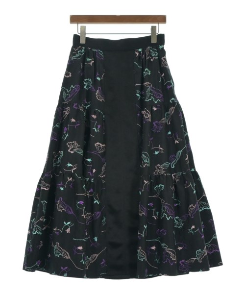 Arobe(アローブ)ロング・マキシ丈スカート 黒 サイズ:2(M位)/2200662371069