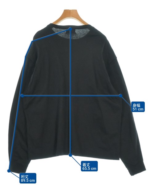 blue serge（ブルーサージ）Tシャツ・カットソー 黒 サイズ:3(L位) レディース/2200714609065