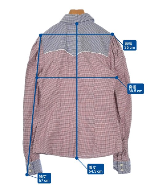 CAROLINE CONSTAS（キャロラインコンスタス）カジュアルシャツ 赤 サイズ:M レディース/2200640392017