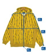 COTTON PAN（コットンパン）パーカー 黄 サイズ:2(M位) メンズ/2200683365108