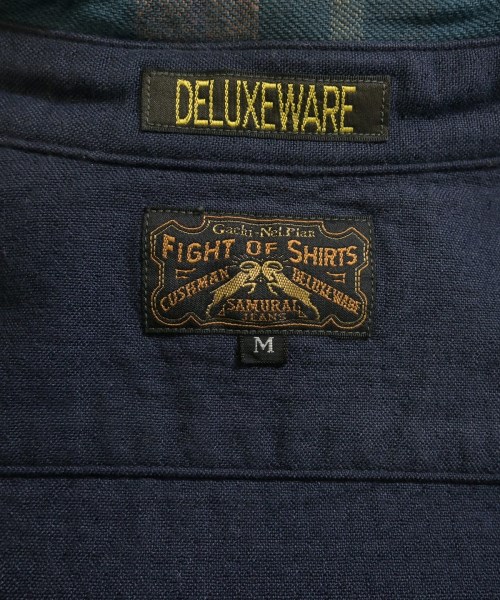 DELUXEWARE（デラックスウエア）カジュアルシャツ 青 サイズ:M メンズ/2200665269080