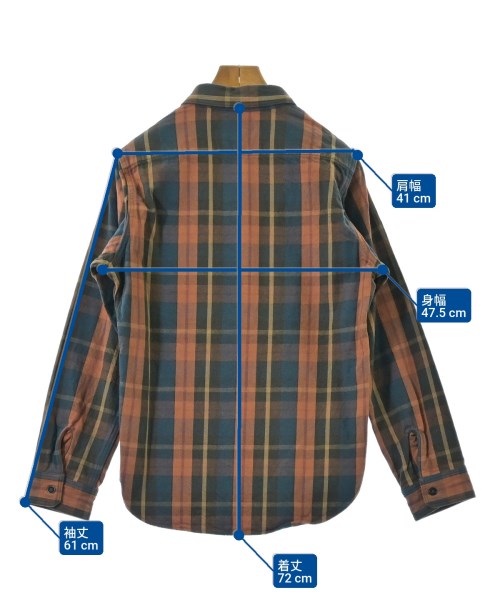 DELUXEWARE（デラックスウエア）カジュアルシャツ 青 サイズ:M メンズ/2200665269080