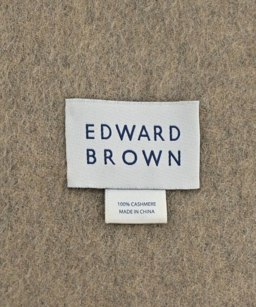 EDWARD BROWN（エドワードブラウン）マフラー ベージュ サイズ:- レディース/2200618808069